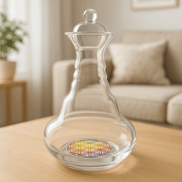 Carafe Alladin Fleur de Vie – Eau Dynamisée & Harmonie Énergétique