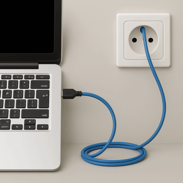 Cordon de mise à la terre (3m) avec prise USB type A