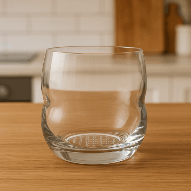 Verre Fleur de Vie Platine - Reconnectez-vous à l’Eau Vivante