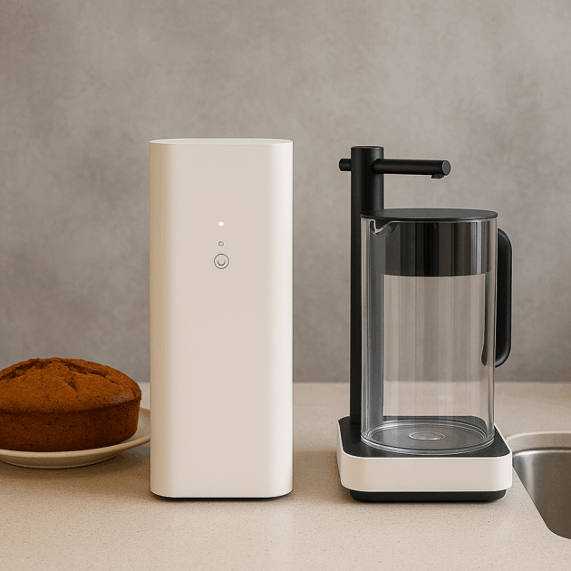 Dispositif d'osmose inverse pas cher navae dans une cuisine